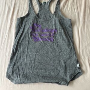 Tipsy Elves Gray and Purple Sleeveless Tank Top
